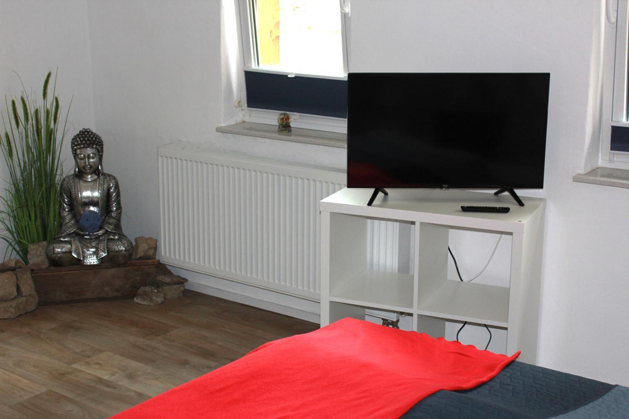 Fewo Im Lehm-Fachwerkhaus Erfurt Mit 3 Einzelnen Schlafzimmern Je Mit Tv Exterior foto